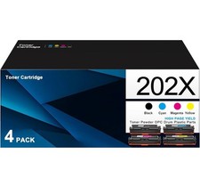 202X Toner Cartridges 4-Pack High Yield