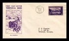 US COVER ALASKA TERRITORIAL SERIES FIRST DAY ISSUE SCOTT 800