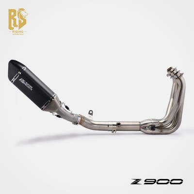 Kawasaki Z900 2019 2024 Auspuff Full System Edelstahl + Carbon Endtopf