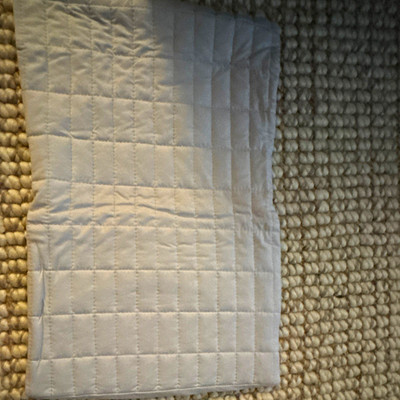 Cozy Earth Bamboo Jersey Quilted Pillow Sham Toddler Light Grey