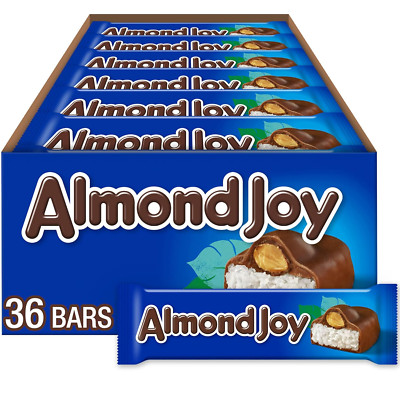 Coconut and Almond Chocolate Candy Bars, 1.61 Oz (36 Count)