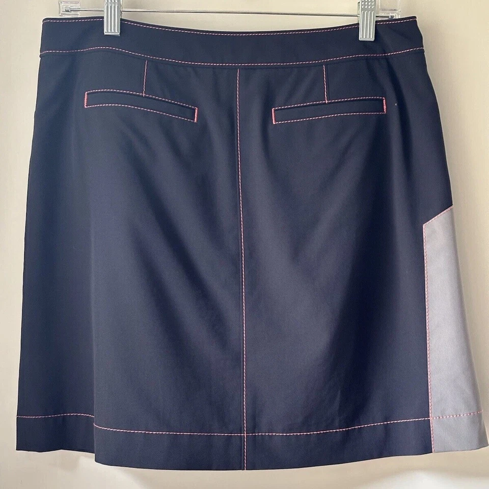 Pantalón corto elástico Annika Cutter & Buck US 8/ EUR 38 negro naranja gris Foto 2 de 4