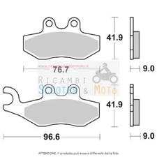 Front Brake Pads Aprilia Sportcity One Street 2T (SBA00) 50 08/12 6561771