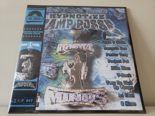 Three 6 Mafia Presents - Hypnotize Camp Posse - Blue Color Vinyl 2X LP 483/1000