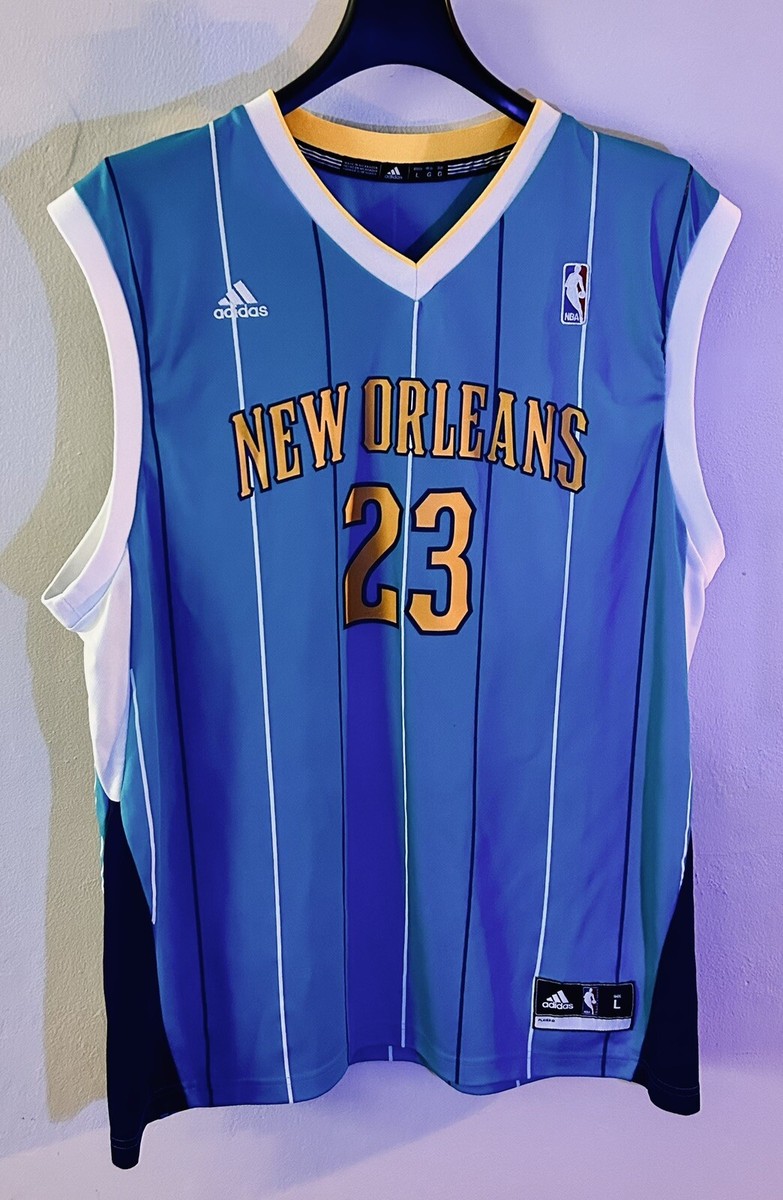 RARE Adidas New Orleans Pelicans #23 Anthony Davis Jersey Mens