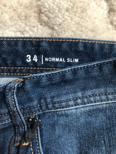 The Normal Brand Men's slim fit Jeans 34 x 34 Medium Blue New with Tags! - Picture 5 of 9