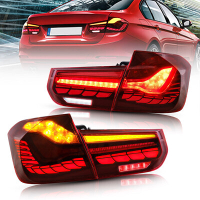 Paar für BMW 3er LED Rückleuchten 2013-2018 F30 F80 M3 Limousine mit E-Zeichen