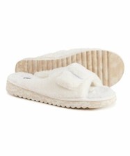 Dr Scholl's American Lifestyle Staycay OG Slipper Sandal, Tofu Women Size 6, 60