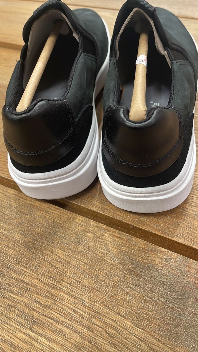 TIMBERLAND MEN\'S SENECA BAY BLACK NUBUCK SLIP-ON SHOES A293A SIZE 11.5 Timberland A293A Seneca Bay Slip On Sneakers in black buy online main image 3