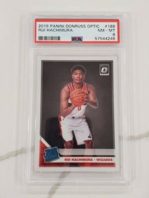 PSA 八村塁 2019 Panini Donruss Optic Rookie PSA 10 RUI HACHIMURA 2019-20 DONRUSS OPTIC #188 RATED ROOKIE