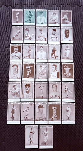 1977 TCMA Hall Of Fame Greats Exhibit Gehrig Mays Williams DiMaggio (32) See Pic
