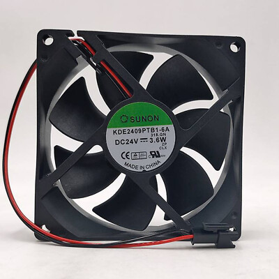 1PC SUNON KDE2409PTB1-6A 24V 3.6W 9225 9CM Inverter Cooling Fan