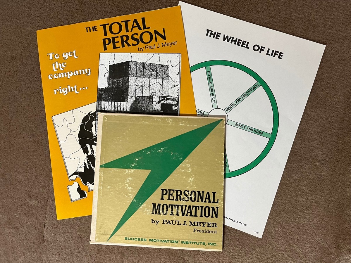 【美品】SMI★Dynamics of Personal Motivation PERSONAL MOTIVATION BY PAUL MEYER SMI VINTAGE 33 1/3 RPM
