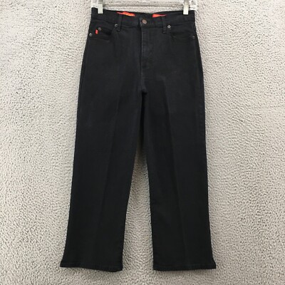 NYDJ Capri Jeans Womens 10 (actual Black Cotton Blend