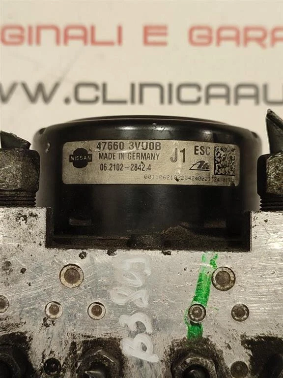 CENTRALINA ABS NISSAN Note 2° Serie 47660 3VU0B 476603VU0B K9K diesel 14 1604017 - Immagine 2 di 4