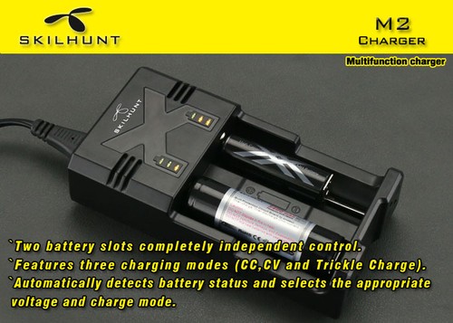 Cargador de batería Skilhunt todo en uno e inteligente M2 Li-on, Ni-MH, Ni-Cd - Imagen 2 de 3