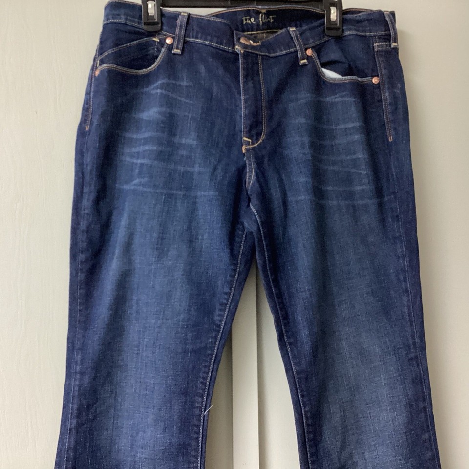Old Navy The Flirt Bootcut Womens Jeans Blue Size 16 Regular Ladies