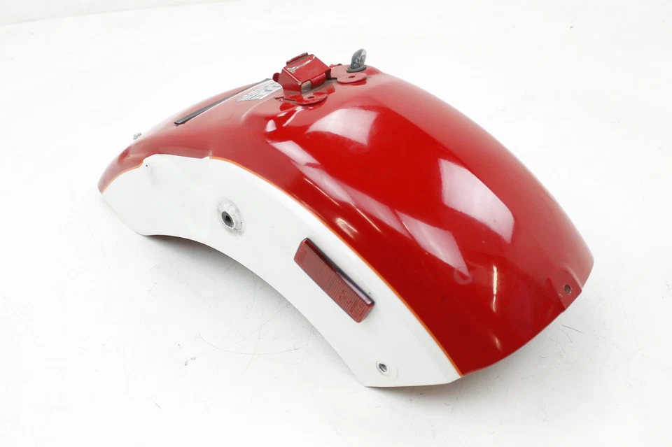 97-03 HONDA VALKYRIE 1500 OEM ROJO BLANCO GUARDABARROS RUEDA TRASERA GUARDABARROS GUARDABARROS Foto 3 de 4