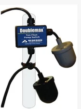Alderon 7651 DoubleMax Pump Switch, 230VAC, 15A, Piggyback Plug, Pump Down Tank