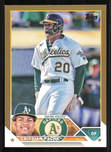 2023 Topps Gold #296 Cristian Pache /2023 - Picture 1 of 2