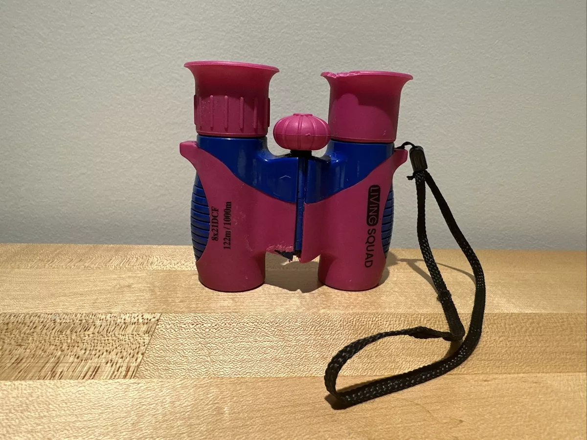Kids Binoculars Pink 8x21 Girls Gift Age 3 12 Shockproof Compact Binocular