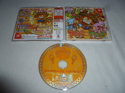 SEGA DREAMCAST JAPAN IMPORT VIDEO GAME SAMBA DE AMIGO COMPLETE W CASE & MANUAL 