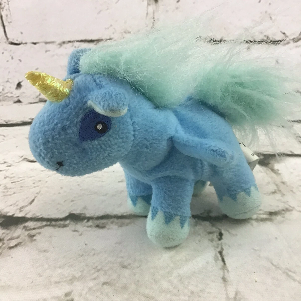 Neopets Blue Flying Unicorn Mini Plush McDonalds Happy Meal Prize