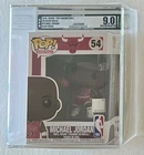 MICHAEL JORDAN FUNKO POP • NBA VINYL FIGURE • CHICAGO BULLS • GRADED  AFA U9.0