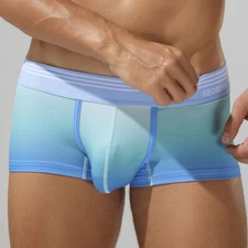 SEOBEAN 2024 MEN'S NEW GRADIENT COLORS BOXER BRIEF