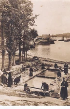 CPSM SCENES ET TYPES BRETONS LE LAVOIR
