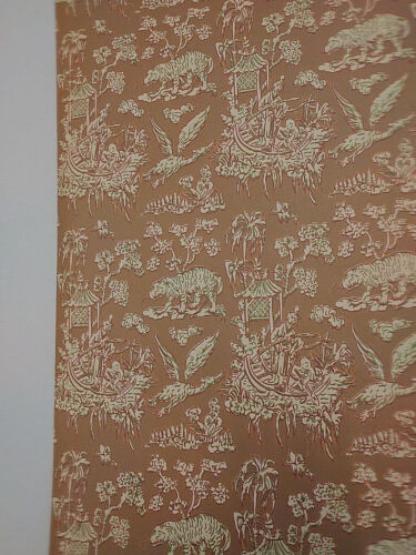 Vintage Wallpaper Chinoiserie Oriental Cafe by Motif - Picture 1 of 4