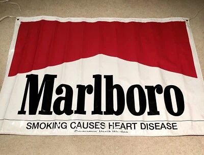 Marlboro Advertising Smoking Vintage Canvas Banner Gumtree