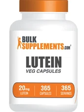 BulkSupplements Lutein Capsules - Available in 20mg, 40mg
