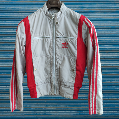 Adidas Original giubbino donna rosso e grigio ghiaccio anno 2005 taglia 42  | eBay