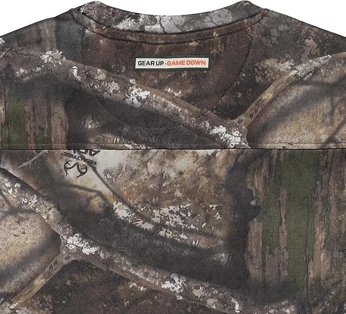 Pulôver Realtree APX camuflagem gola redonda moletom premium dura poliéster flee - Imagem 4 de 4