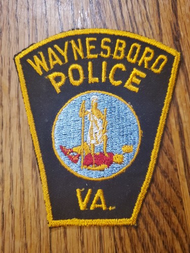 Obsolete 1st Issued police patch from the Waynesboro Police Department, Virginia