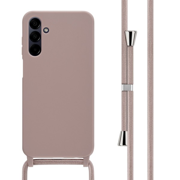imoshion SilikonhüLle Mit Band Samsung Galaxy A15 (5G/4G) - Sand Pink-image