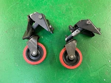Craftsman replacement caster wheels + plastic lift handles - mobile rolling base