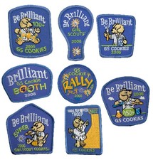 Vintage Girl Scout Patch: 2006 Cookie Sales - Be Brilliant - Select