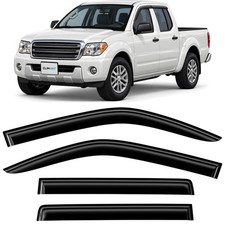 Sun Rain Visors Wind Rain Guards for 2009-2012 Suzuki Equator Crew Cab