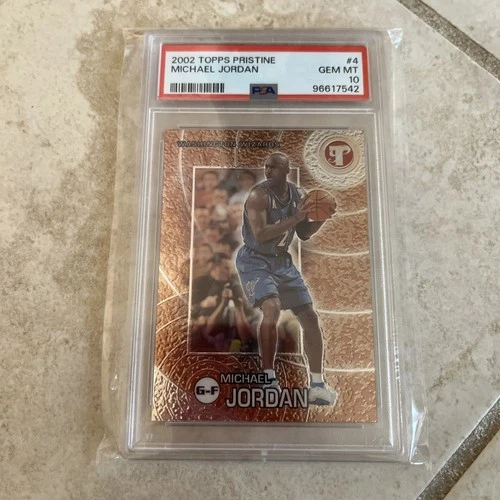 2002 Topps Pristine Michael Jordan #4 PSA 10! GEM MT 10! Low Pop! Hot Card 🔥