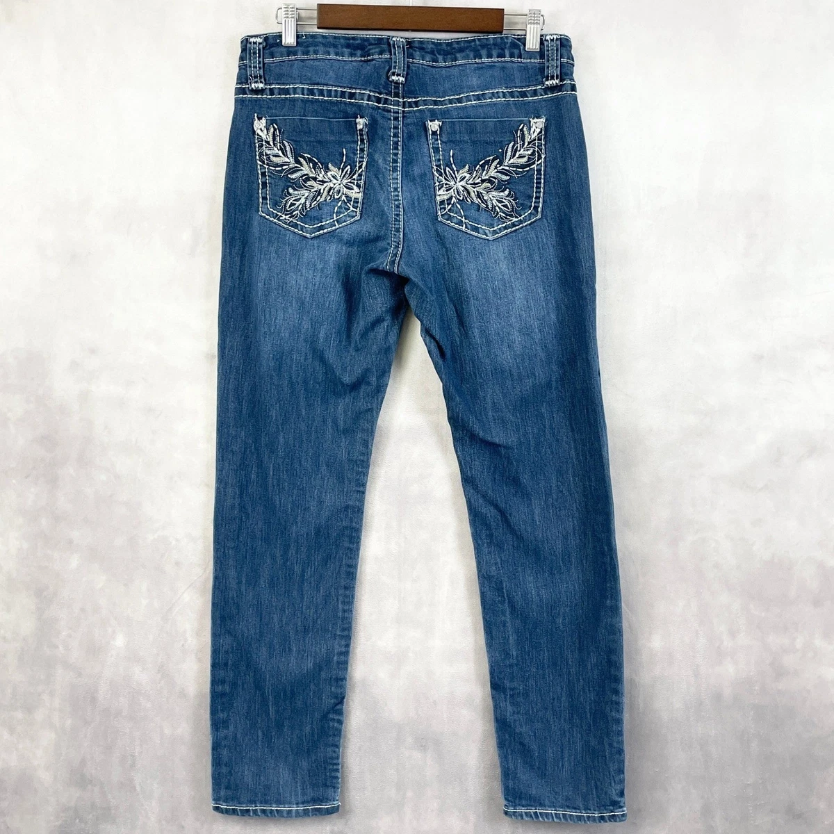 Jean Canyon River Blues Classique - Taille 31/32, Coupe Droite, 100% Coton, Occasion En Très Bon état, Fabriqué Au Mexique