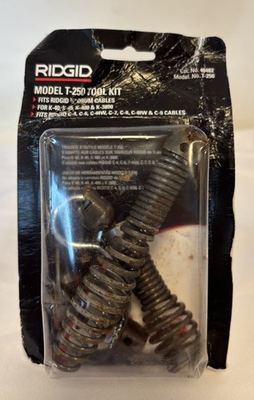 #ad Ridgid Model T 250 Tool Kit 48482 for 3 8” Drum Cables ***DAMAGED READ*** #4 $34.99