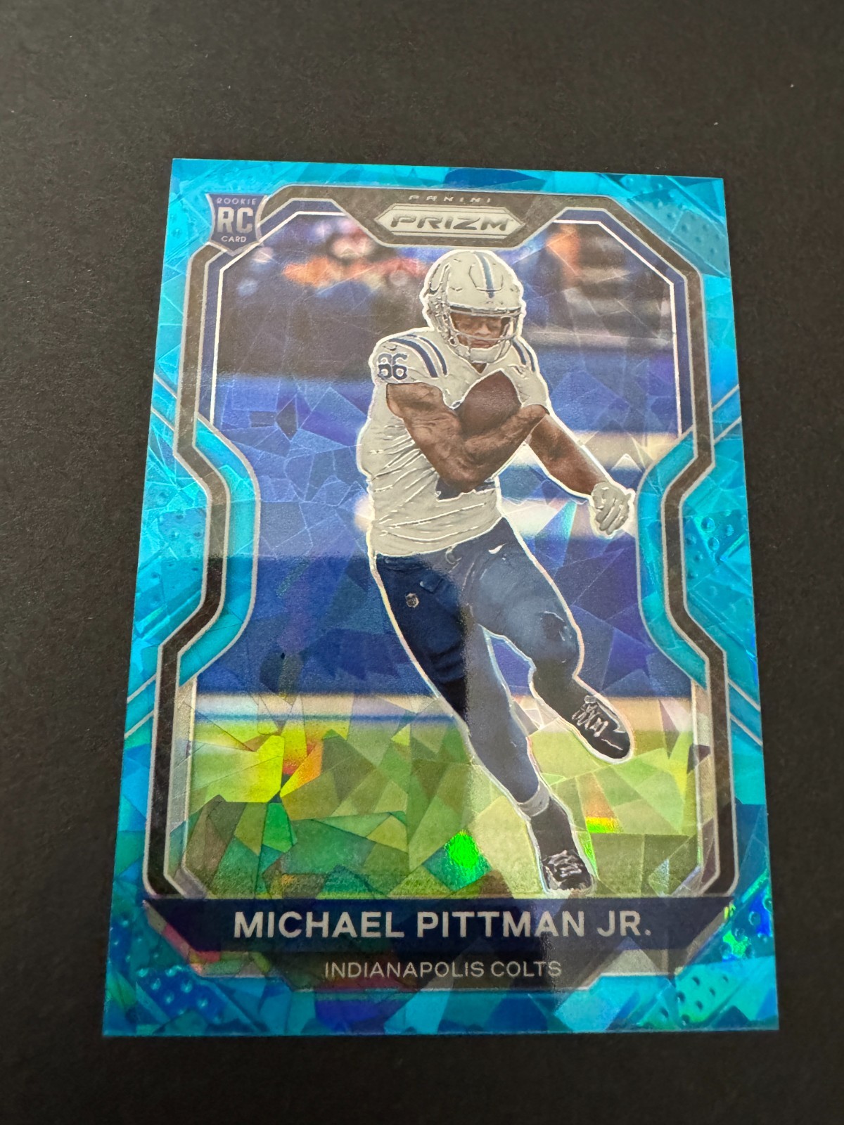 MICHAEL PITTMAN JR. 2020 PANINI PRIZM ROOKIE BLUE ICE RC /99 #333