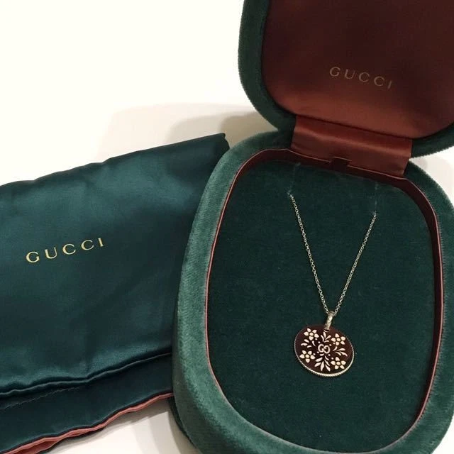 GUCCI Fine Jewelry K18WG Necklace