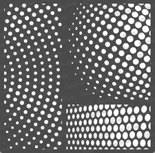 CrafTreat Reusable Circle Pattern Stencils for Painting Default Title, White