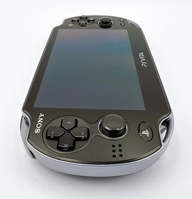 Sony PS Vita PCH-1000 PCH 1000 Console Crystal Black in Box w/16GB - Excellent