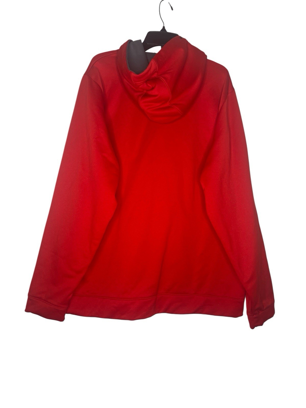 Under Armour Men’s Fleece Big Logo Hoodie Red Performance Kangaroo Pocket Sz XXL thumbnail 4