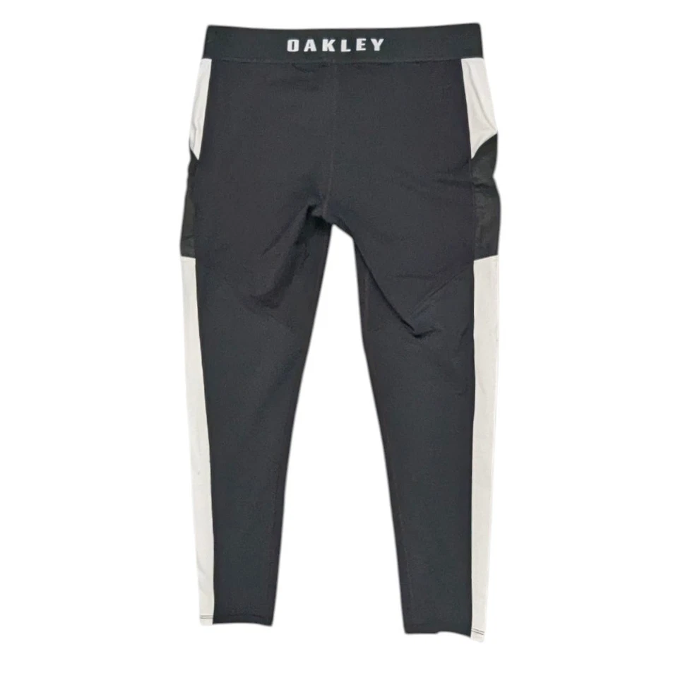 Mallas Oakley Agility para mujer TALLA GRANDE L negras blancas Hydrolux elásticas gimnasio para correr Foto 2 de 4