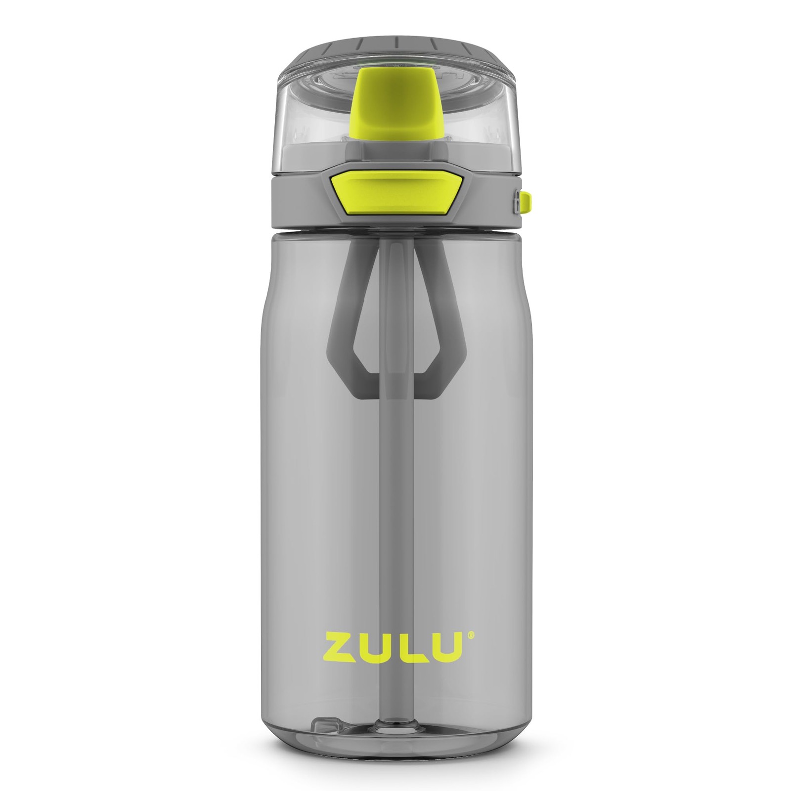 16oz Tritan Plastic Water Bottle with Locking Flip Lid and S